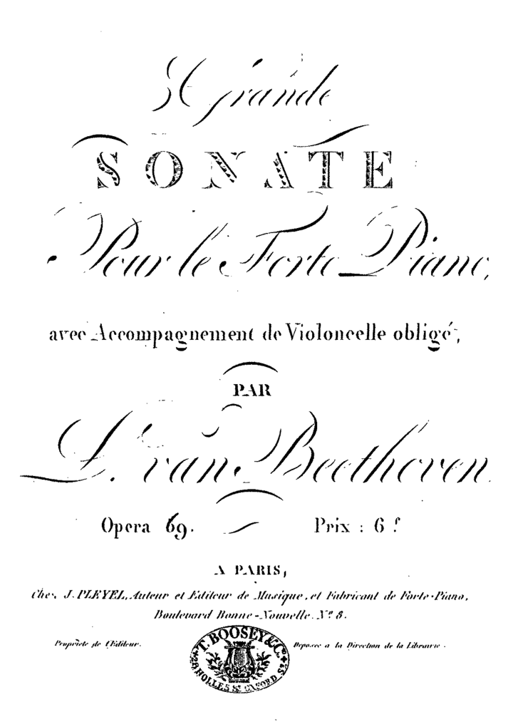 Hogy mi az az opusz 69? Beethovennél például egy 1808-ban íródott csellószonáta.
