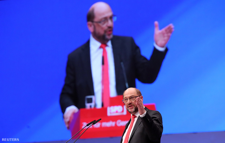 Martin Schulz az SPD dortmundi kongresszusán