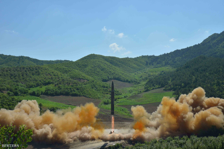 A Hwasong-14 interkontinentális rakéta