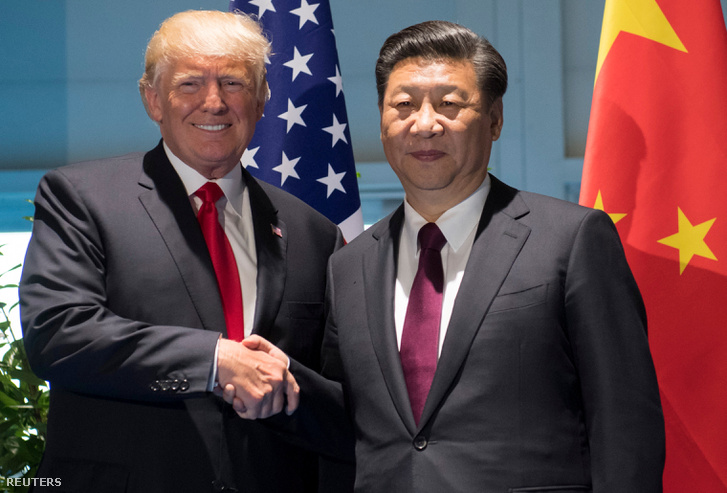 Donald Trump és Hszi Csinping a G20 találkozón, Hamburgban