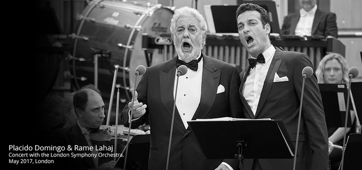 Plácido Domingo és Rame Lahaj