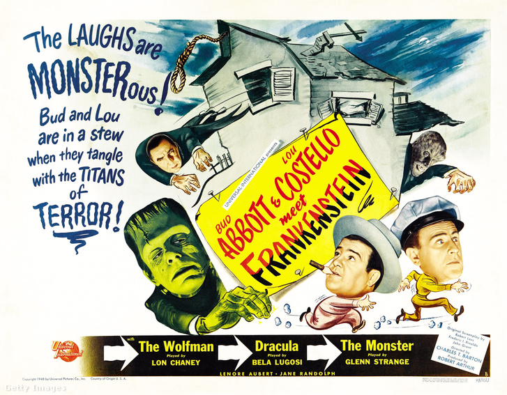 Az 1948-as Bud Abbott és Lou Costelli találkozik Frankensteinnel - a műfajparódiában természetesen Drakulát alakította