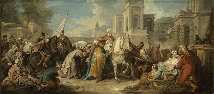 Jean François de Troy: Márkodeus győzelme (ca 1736) - Louvres