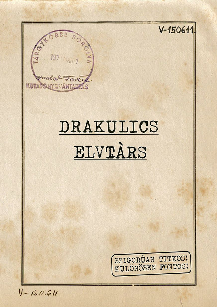 Drakulics elvtárs