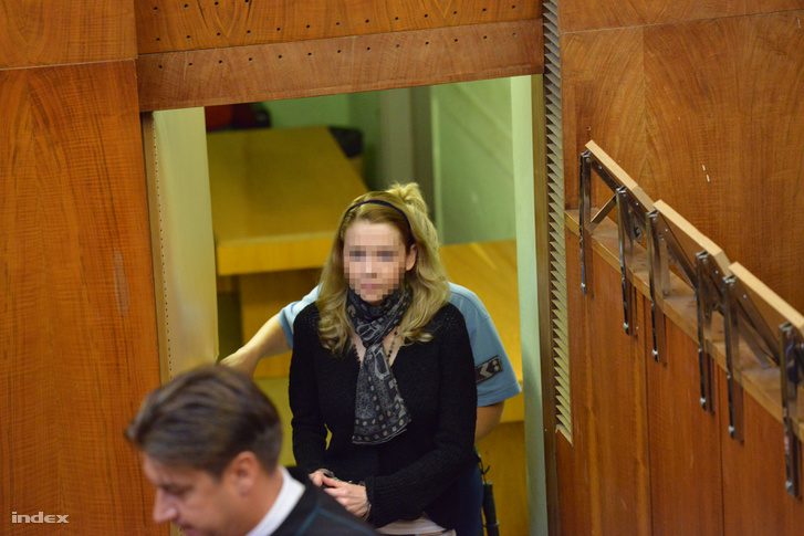 Eva Rezesová az ítélethirdetésén