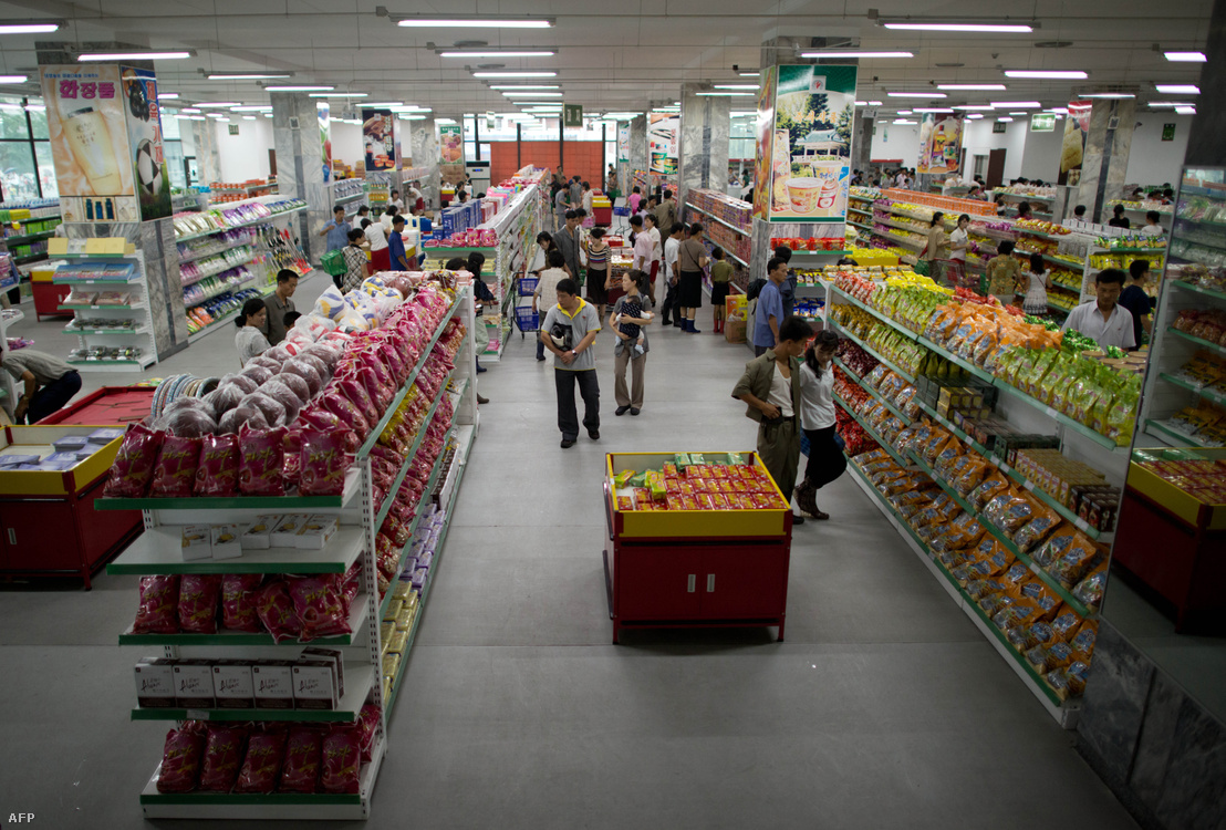 Szupermarket Phenjanban