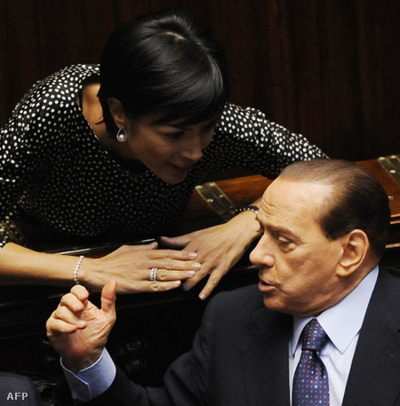 Mara Carfagna és Silvio Berlusconi