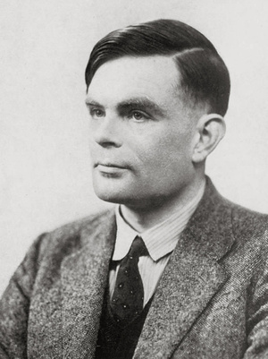 A fiatal Alan Turing.