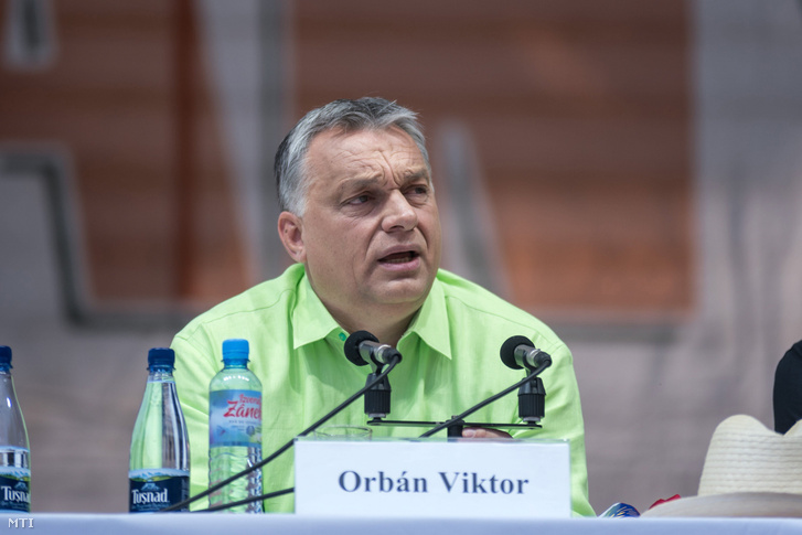 Orbán Viktor Tusnádfürdőn
