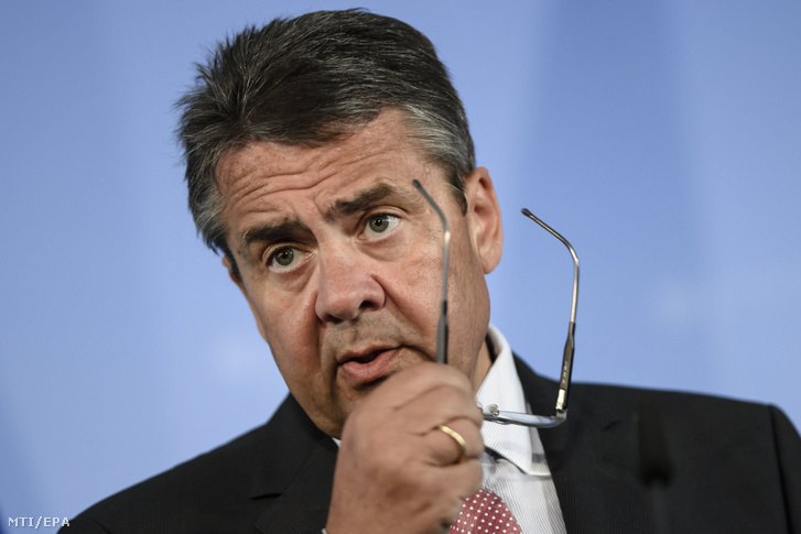 Sigmar Gabriel német alkancellár külügyminiszter