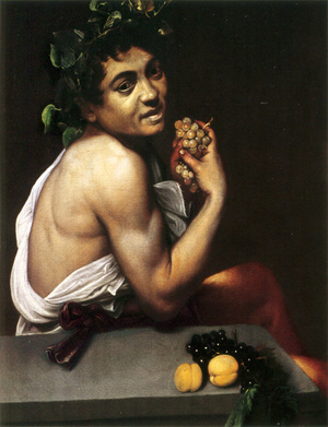 Önarckép: a beteg Bacchus-gyermek (1593–1594)
