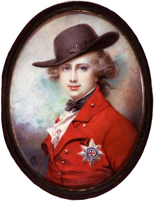 Richard Cosway egy másik portréja IV. Györgyről (1780–82)
