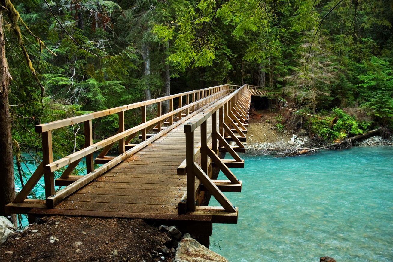 U photos. Каскейд Фолс Трейл. Thunder Creek.