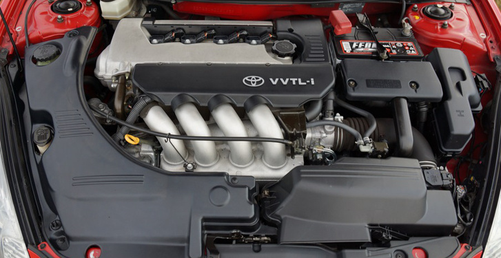 A Celica 2ZZ-GE kód alatt futó VVTL-i motorja – illusztráció