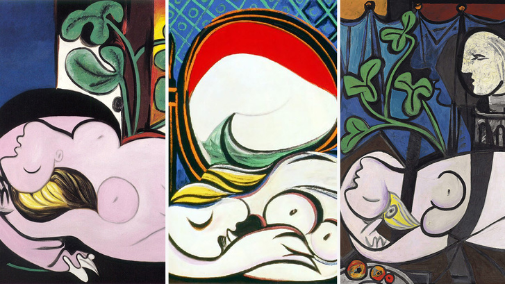 Picasso három aktja Marie-Therese Walterről