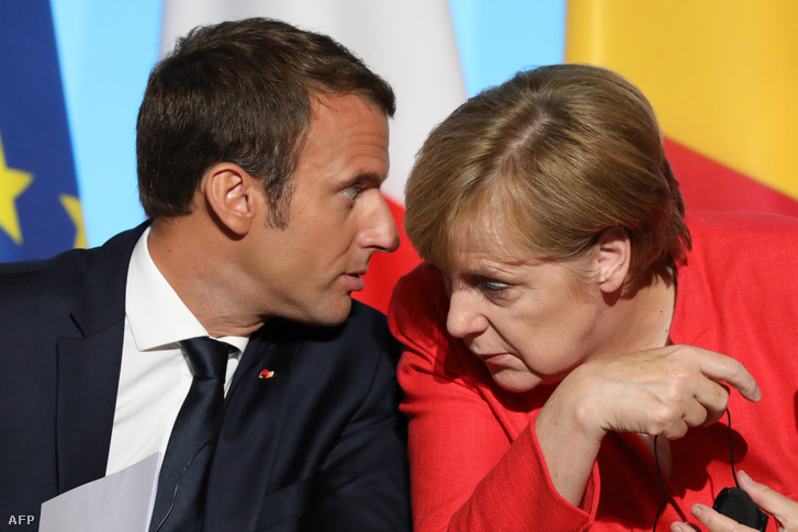 Macron és Merkel