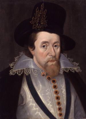 I Jakab angol király (idősebb John De Critz festménye 1606 körül)