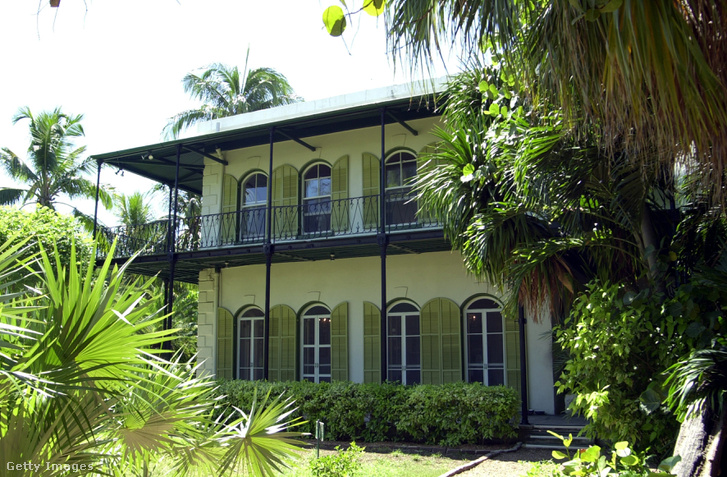 A Hemingway ház, ma az Ernest Hemingway Home Múzeum Key Westben, Floridában