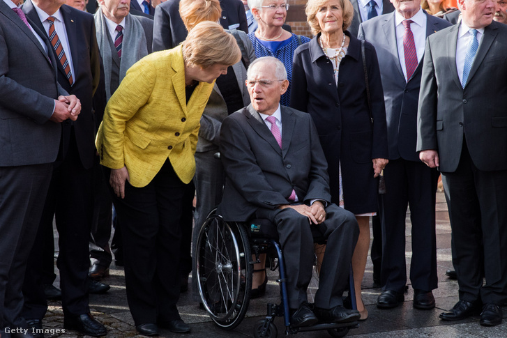 Szeptember 18-án Angela Merkel köszöntötte Wolfgang Schäuble pénzügyminisztert 75. születésnapján