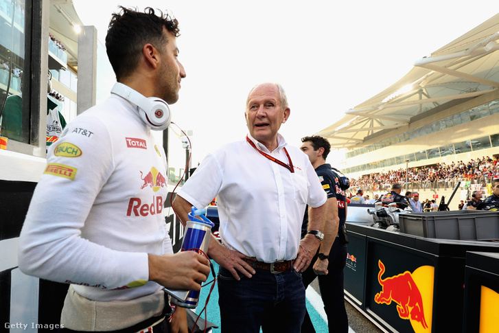 Ricciardo és Helmut Marko