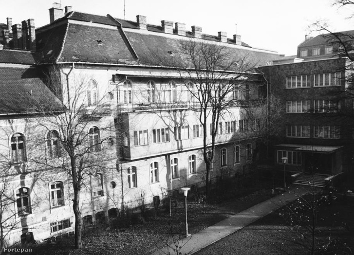 A kórház épülete 1970-ben