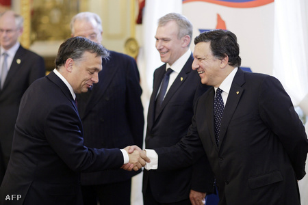 Orbán Viktor és Jose Manuel Barroso