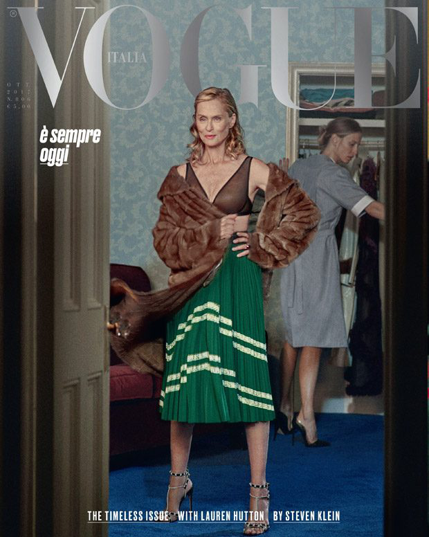 Steven Klein készítette az olasz Vogue októberi címlapját.