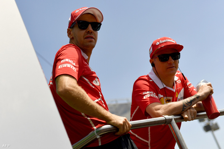 Vettel és Räikkönen