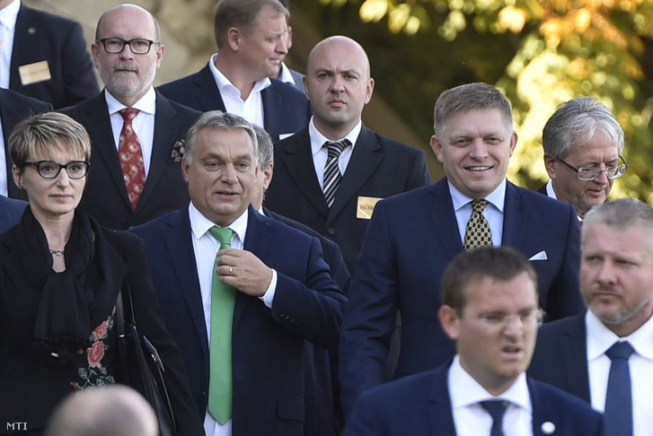 Orbán Viktor és Robert Fico