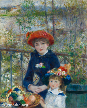 Pierre-Auguste Renoir - Two Sisters (On the Terrace) - Google Ar