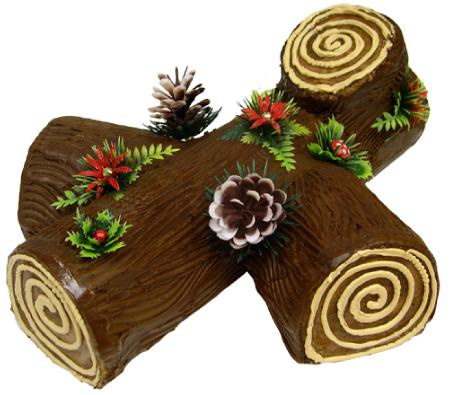 Yule log, a francia karácsonyi fatörzs