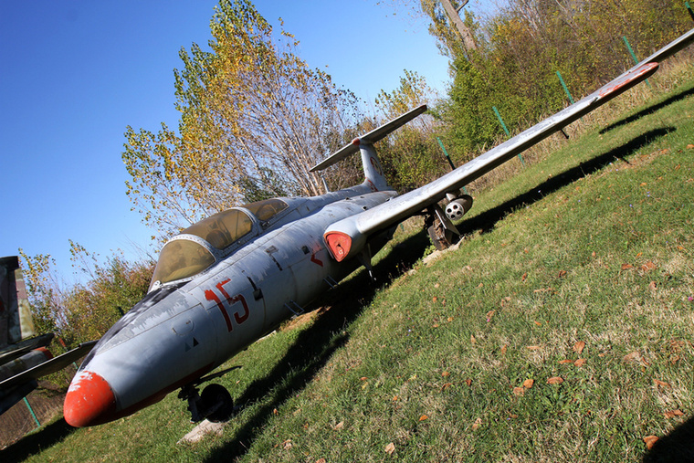 Az L-29 Delfín csehszlovák gyártású kiképző repülőgép