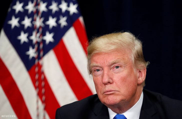 Donald Trump amerikai elnök.