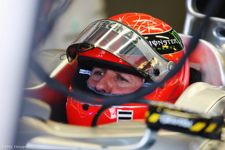 Schumacher a Hungaroringen, öt éve