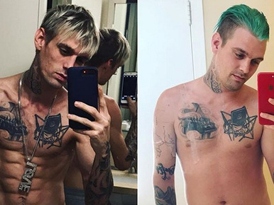 Aaron Carter örül, hogy sikerül híznia