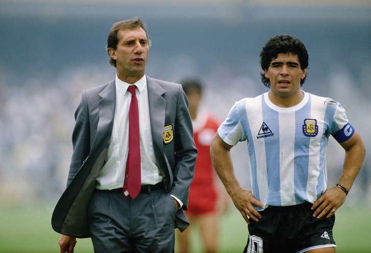 Carlos Bilardo és Maradona, együtt lettek világbajnokok 1986-ban