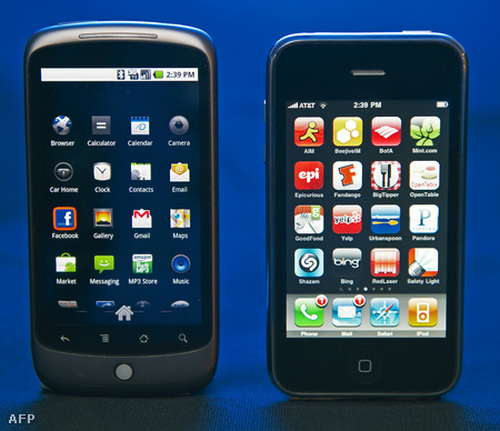 Nexus One, Apple iPhone