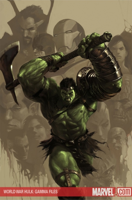 Hulk, a Conan-klón - Marko Gyurgyevics borítóképe (forrás: marvel.com)