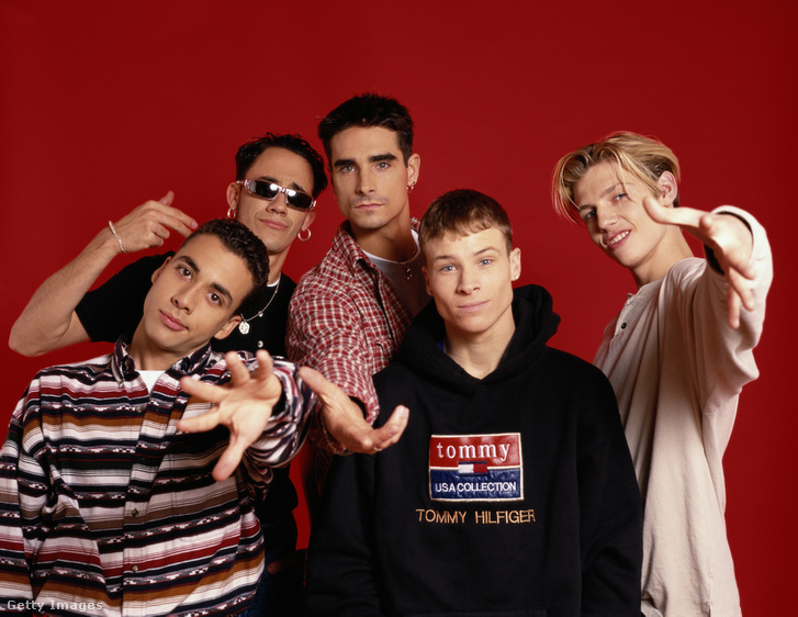 A Backstreet Boys 1995-ben. Jobb szélen Nick Carter