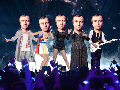 A jackók és madonnák kihaltak, manapság minden sztár egy Phil Collins
