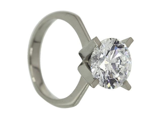 4Ct-os gyémántgyűrű. Kikiáltási ár: 13.500.000,-