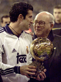 Figo és Di Stefano 2000-ben