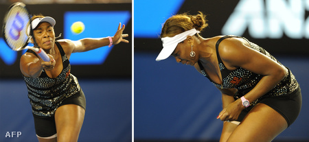 Venus Williams mindössze hat perc után, sérülés miatt feladta mérkőzését