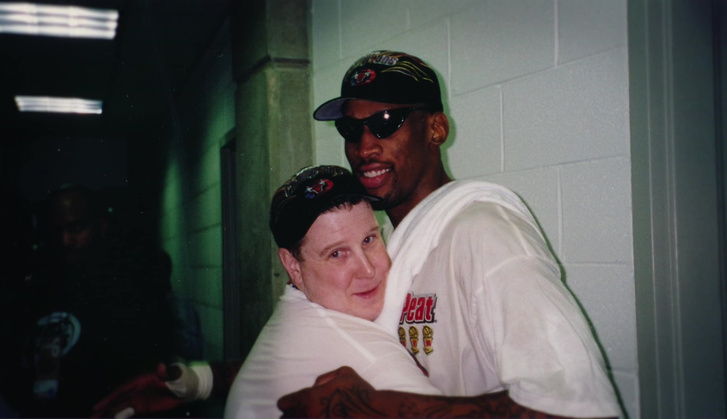 Wally Blasé és Dennis Rodman 1997-ben