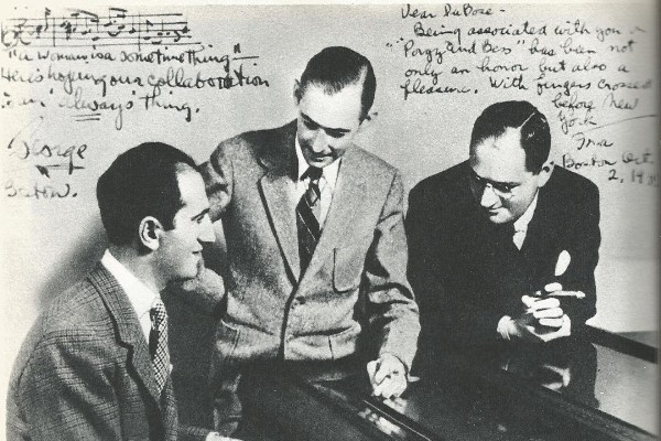 A három szerző (balról: George Gershwin, DuBose Hayward, Ira Gershwin)