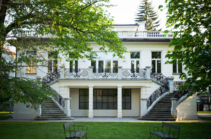 Klimt Villa, északi homlokzat