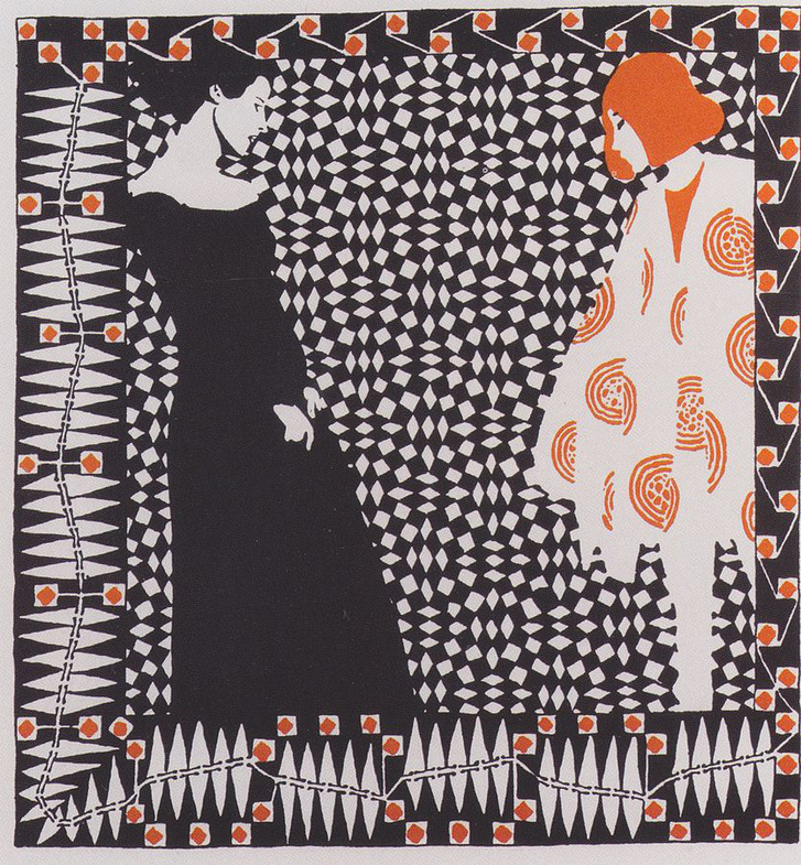 a Ver Sacrum magazin illusztrációja Koloman Mosertől (1900)
