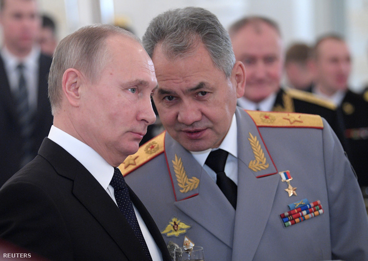 Vlagyimir Putyin és Szergej Sojgu