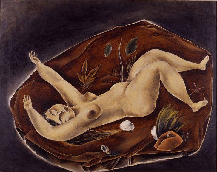 Yasuo Kuniyoshi képen erős, önálló nők szerepelnek, akik semmi sem veszítenek nőiességükből (A boldogság szigete, 1924).