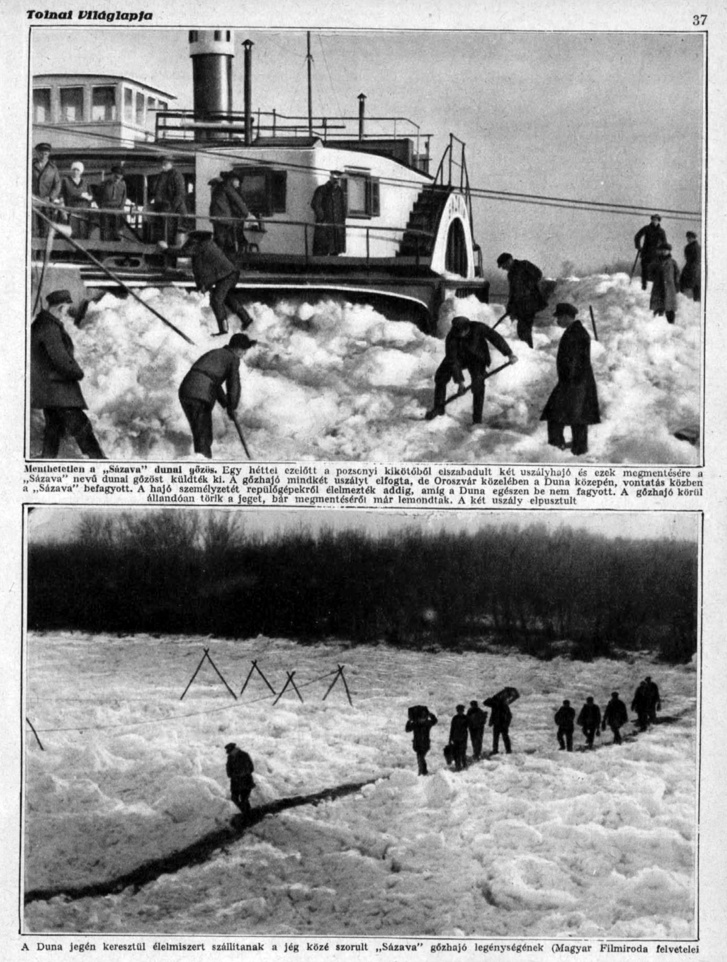 Tudósítás a fedélzetről, Tolnai Világlapja 1928. január 11.